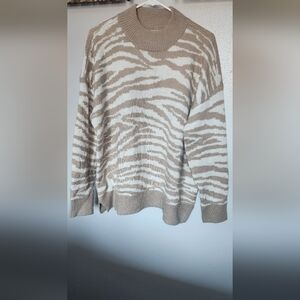 Zebra Print Sweater